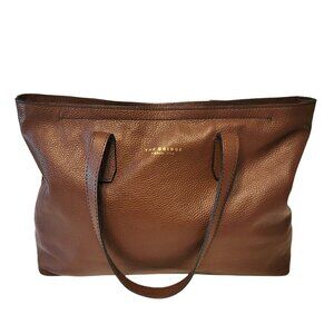 The Bridge Pebbled Leather Zip Tote